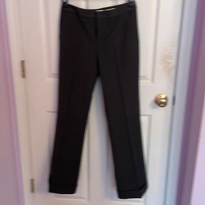 Grey old navy size 6 cuffed wide leg work casual dress pant